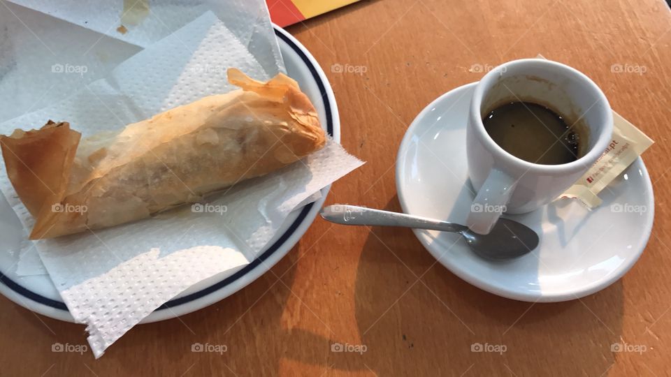 Café + pastel de tentugal = combinação perfeita 