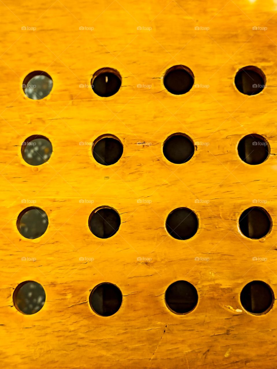 holes in chair