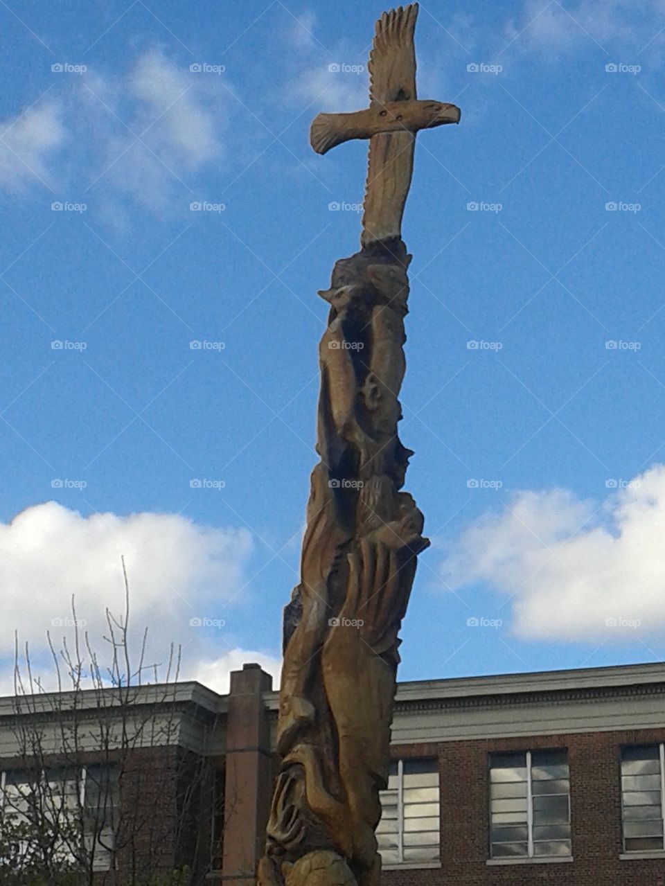 totem pole Port Richmond