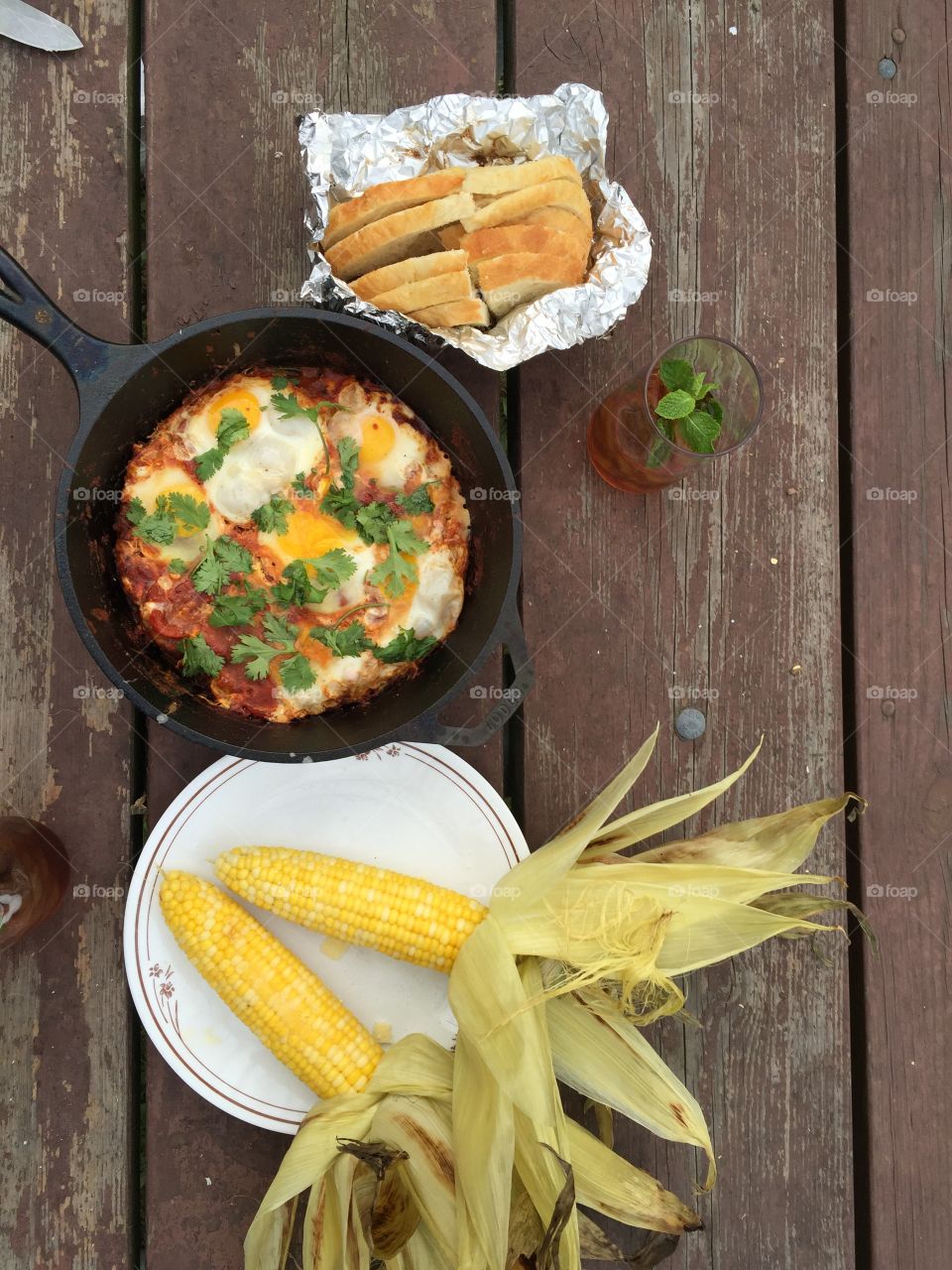 Shakshuka from the fire 