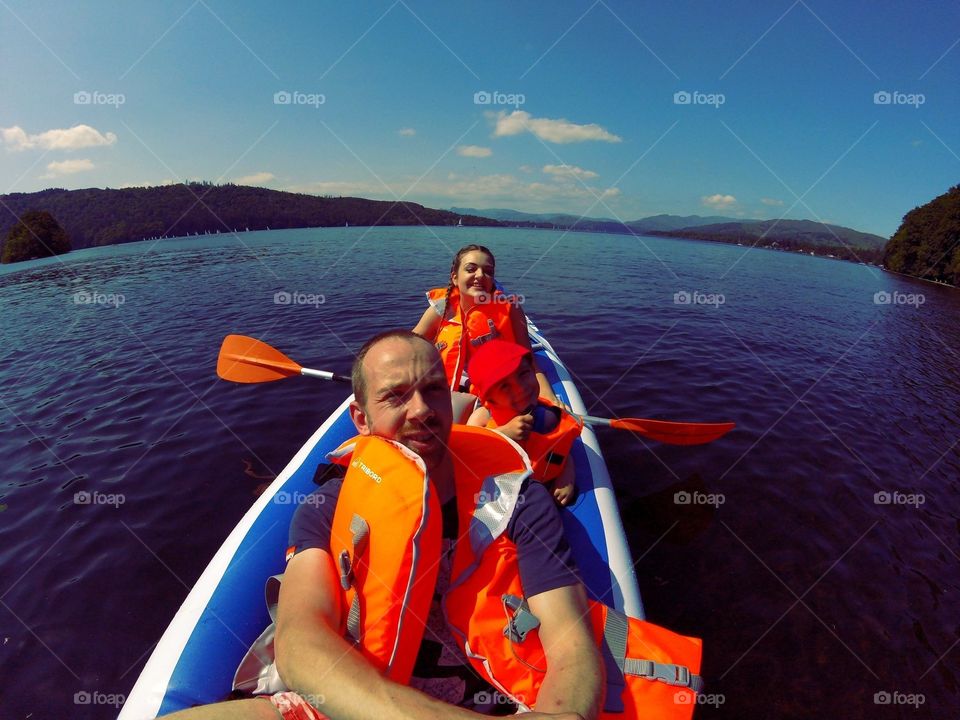 Kayaking in the lakes 