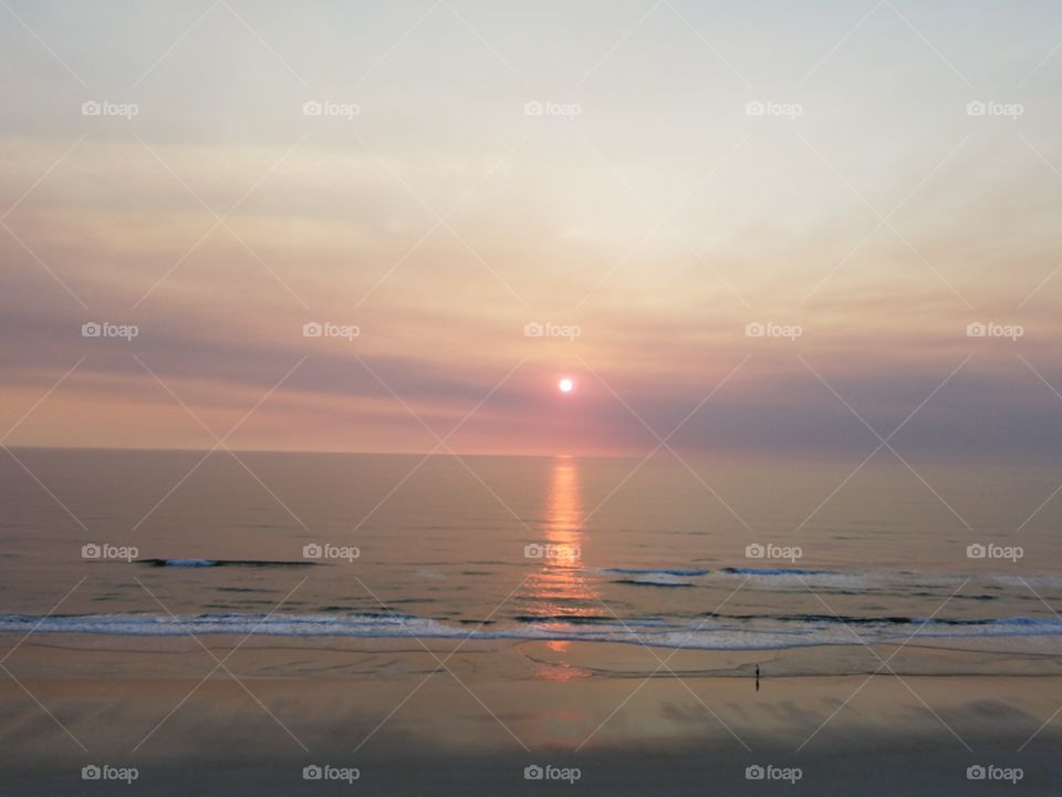 sunrise on daytona beach, florids