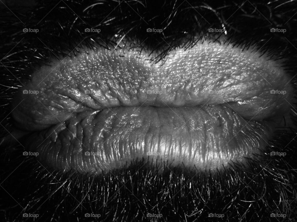 Lips. Men have lips too