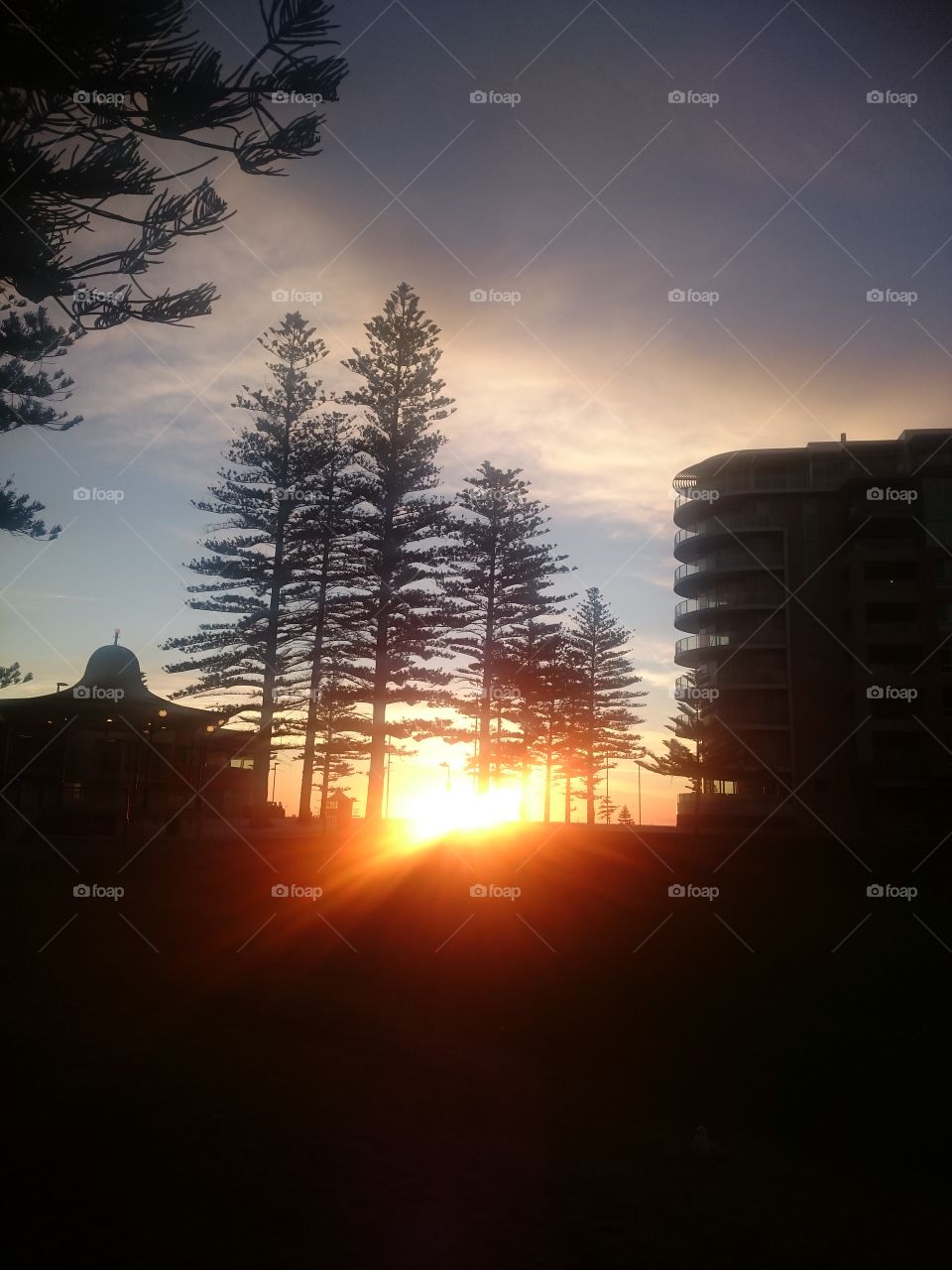 Sunset Glenelg Beach South Australia