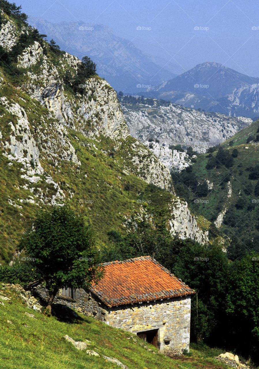 Asturias . Picos de Europa mountains 