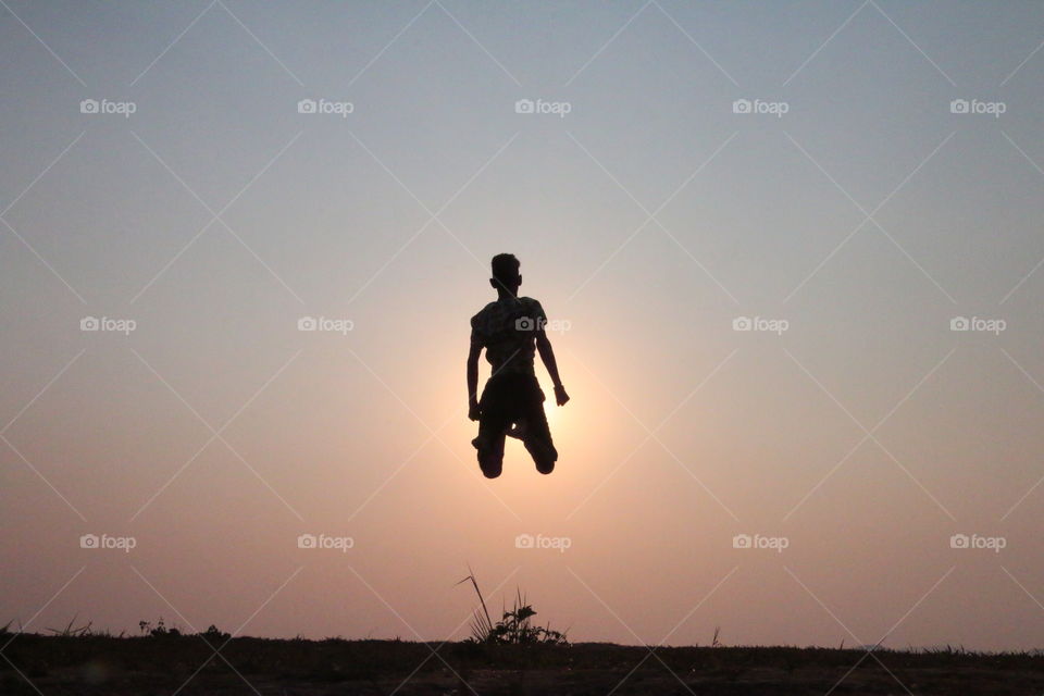 jump front of the sun
