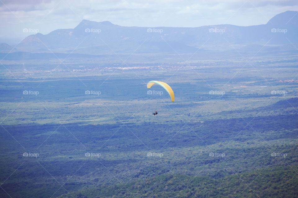 Paragliding in Brazil 