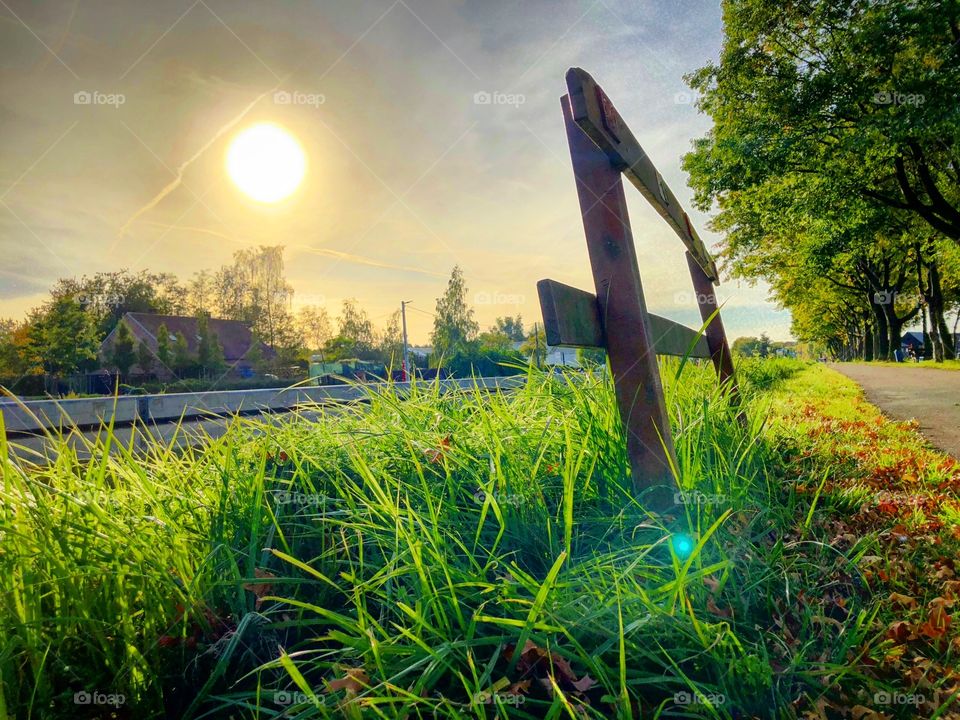 Sunset fence 