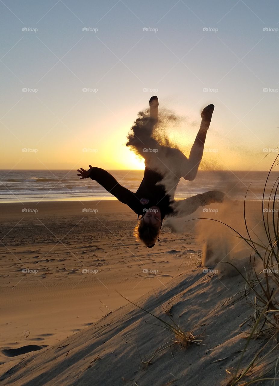 sunset dune jump