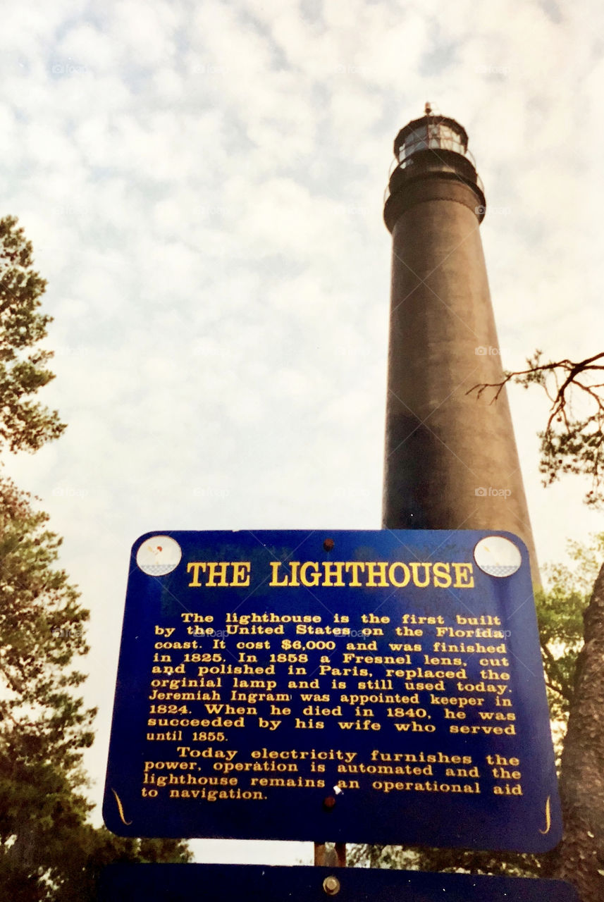 The lighthouse in Pensacola Florida 