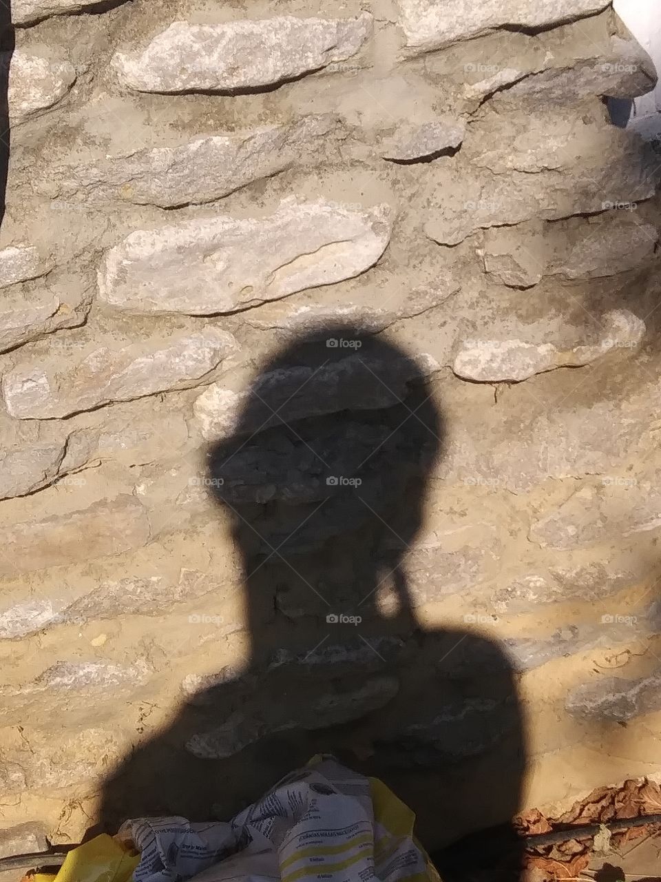 shadow of rocks
