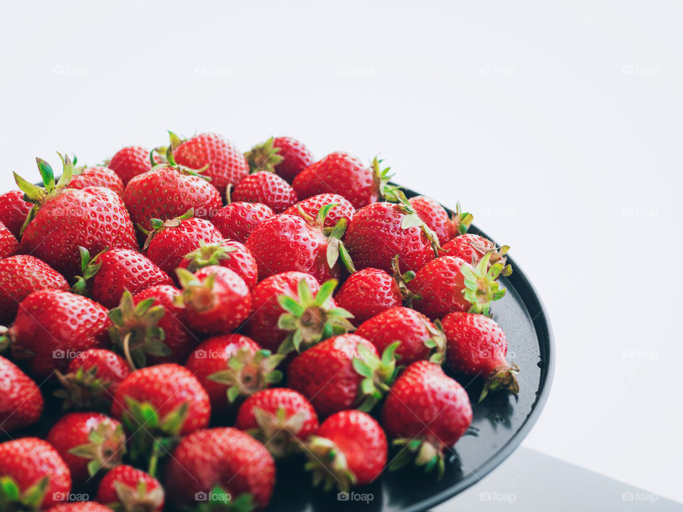 Red strawberries 