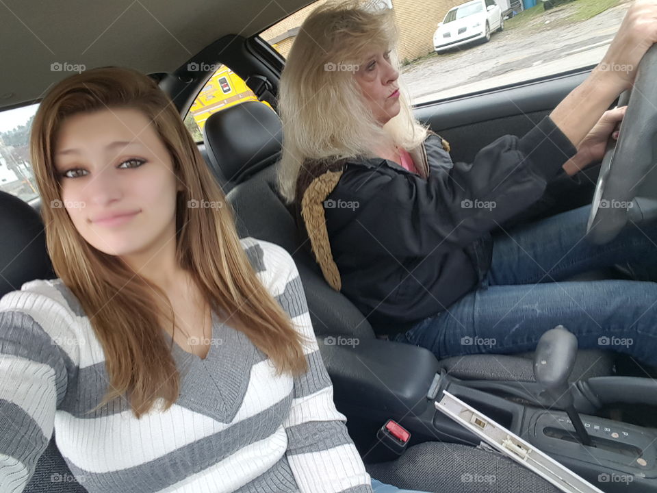 Car, Woman, Seat, Driver, Vehicle