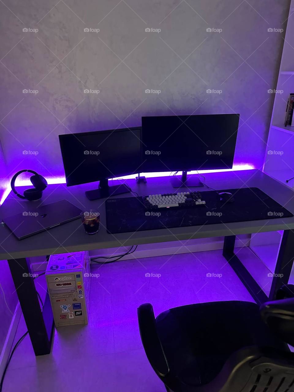 workplace of programmers