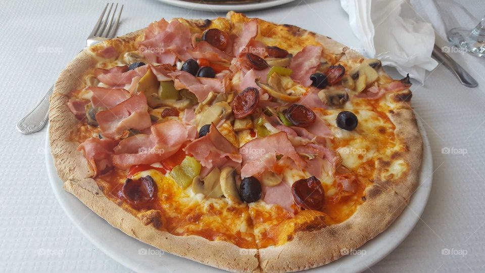 Pizza en Portugal