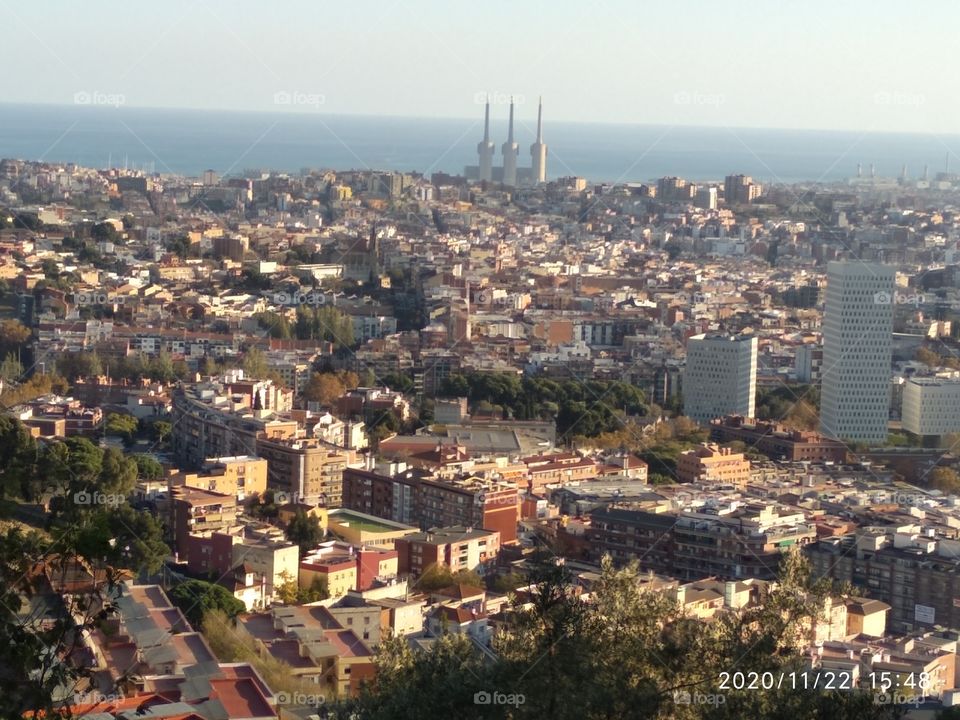 parte central de Badalona