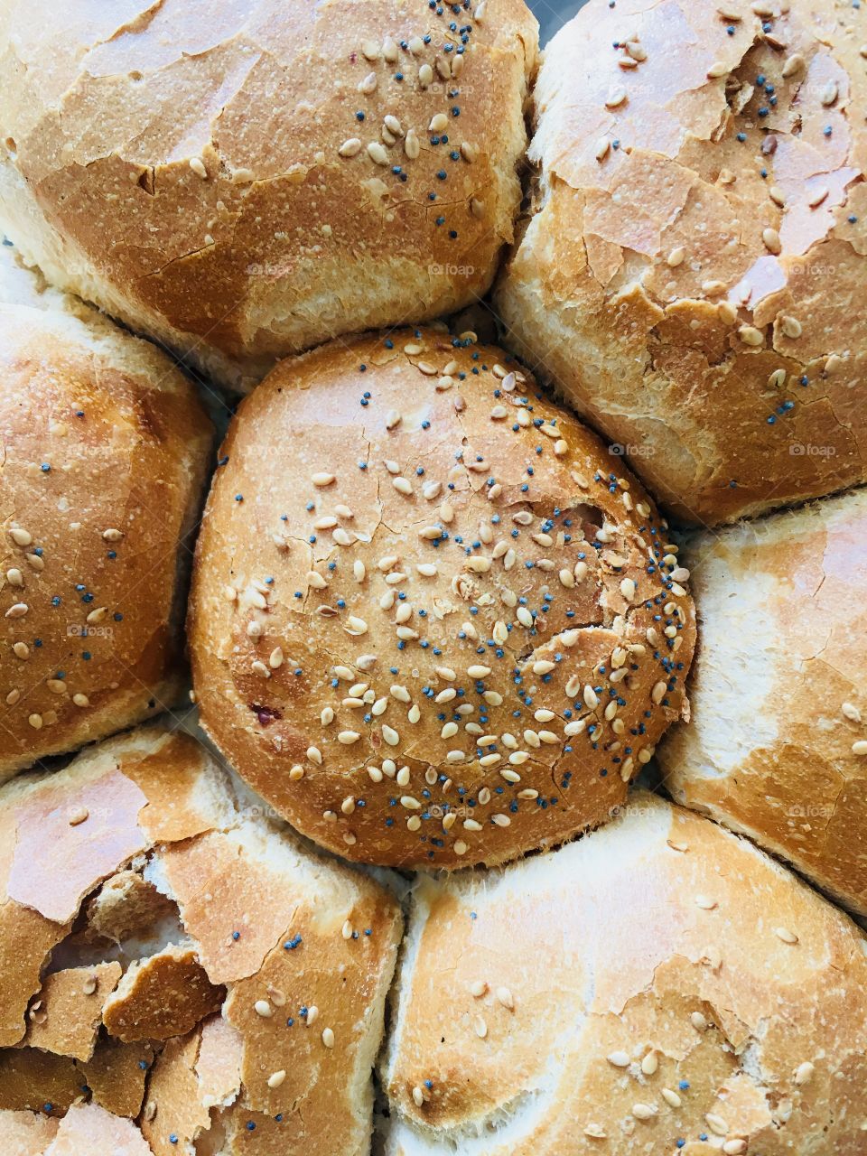 Texture of bread 