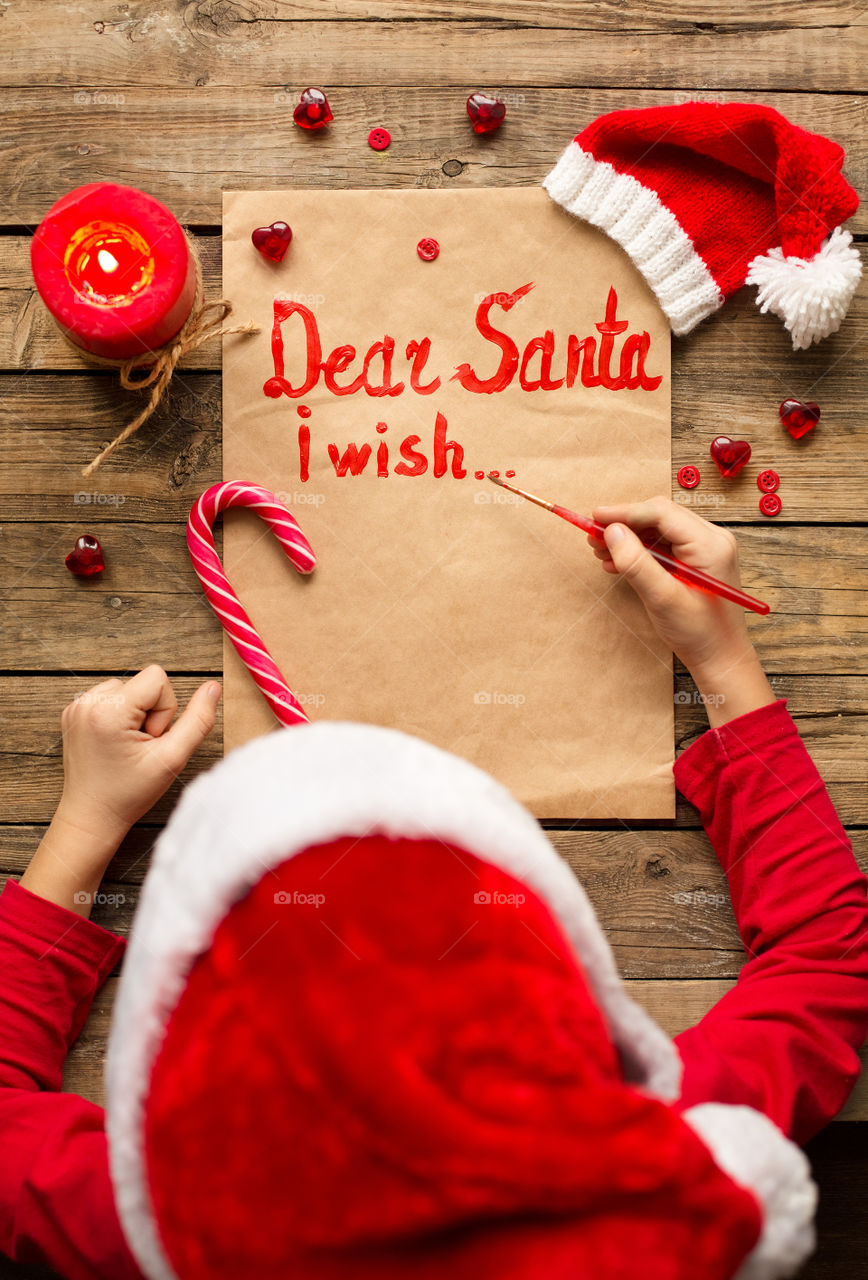 Winter holiday, santa, home, tree, baby, kid, happy, joy, love, merry Christmas, sweet, box, present, smile, child, angel, family, letter, santa, sweet, studio, wish