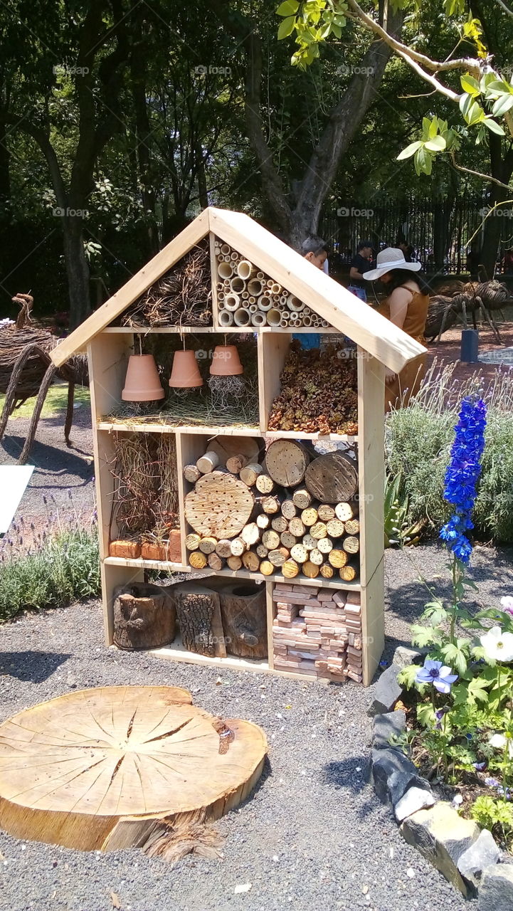 Hotel for Bees and
 Insects