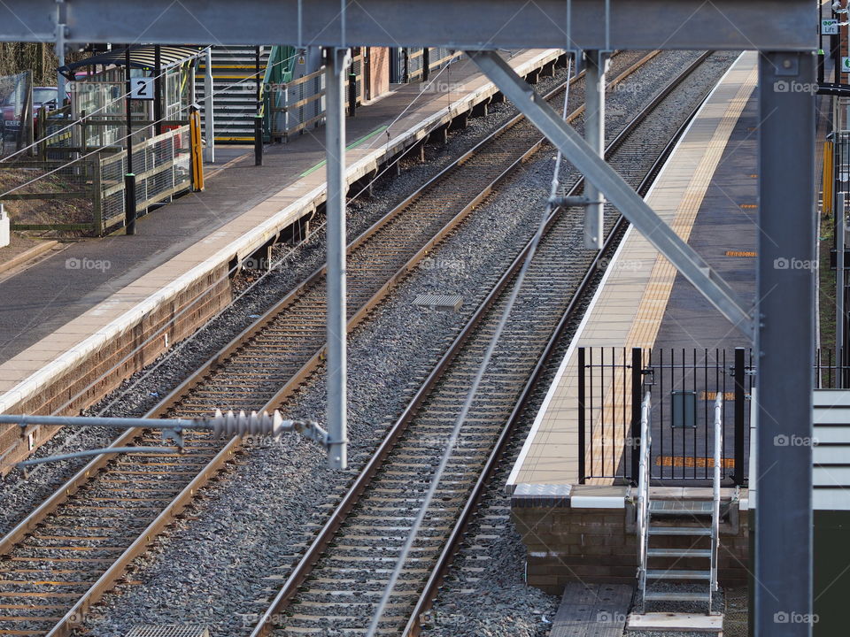 Railway. Railway line