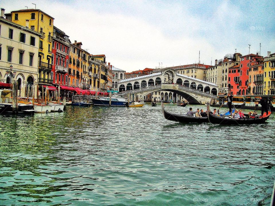Venice CANAL GRANDE. Venice,into canal grande
