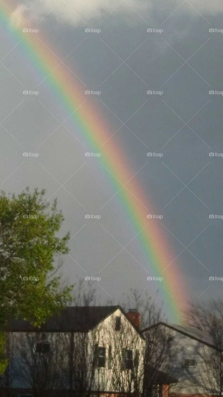 Rainbow over Richmond, Virginia
