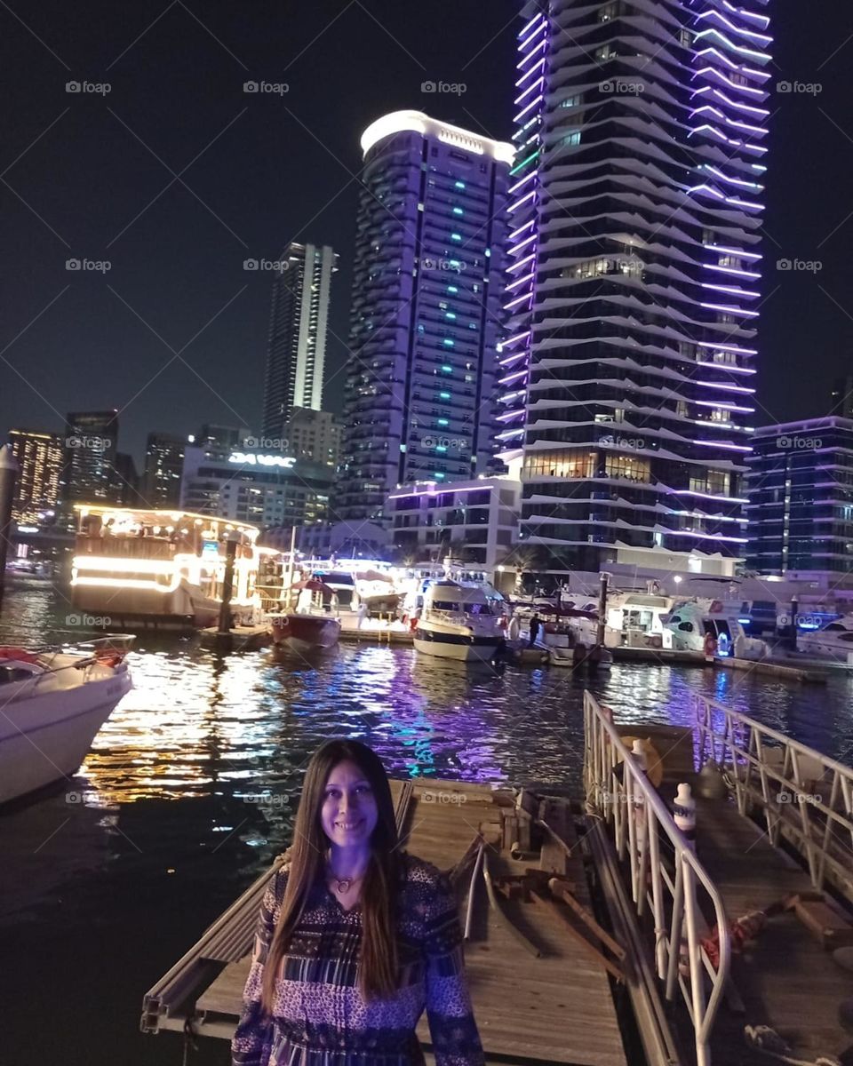 Noche en Dubai