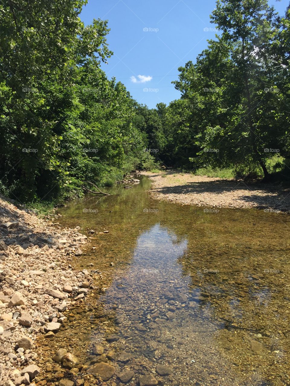 Creek in the Missouri Ozarks