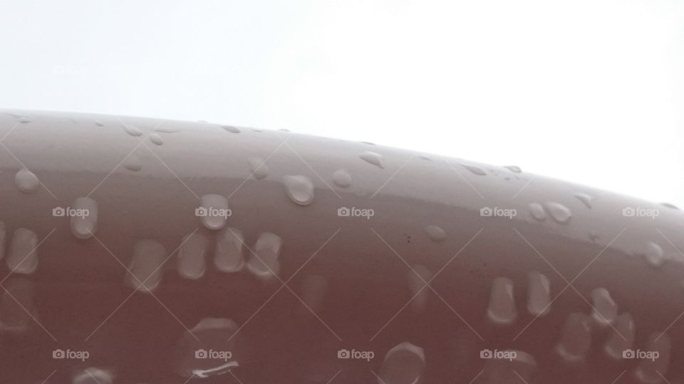 Water Droplets on a Bar