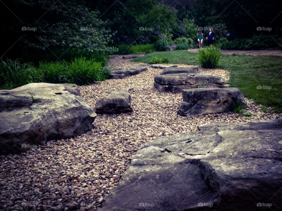 Stone walk