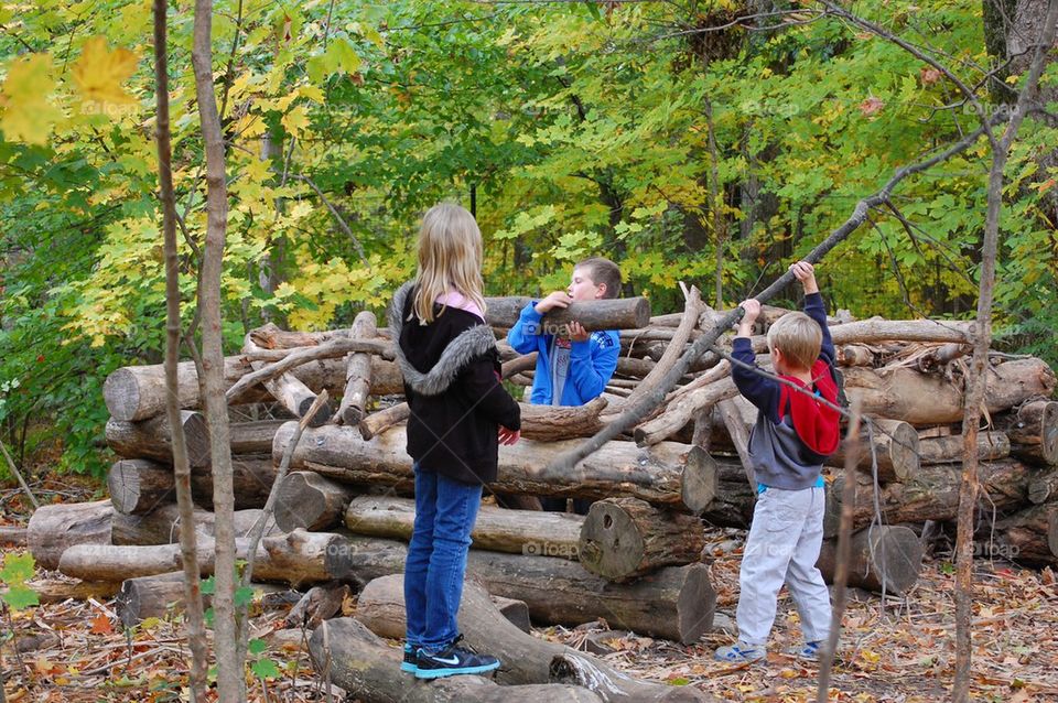 Building a fort 