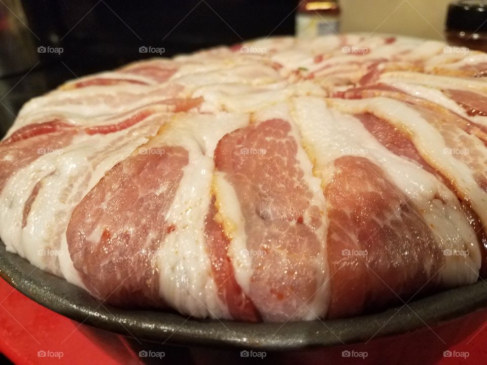 bacon wrapped meatloaf pie