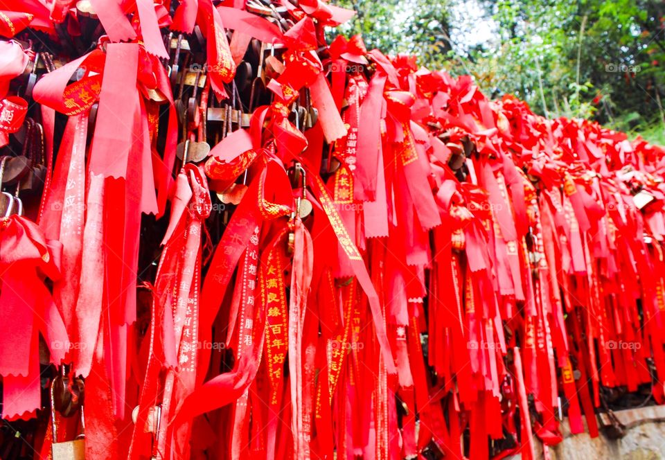 Prayer ribbons 