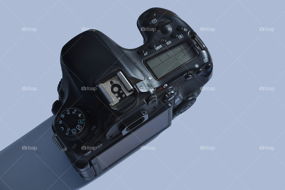 Camera on a White Background