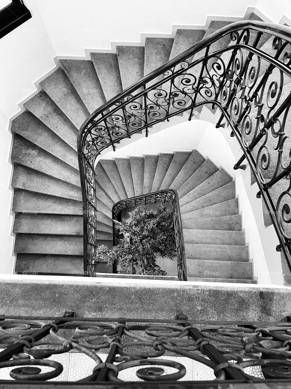 Vintage round stairs 