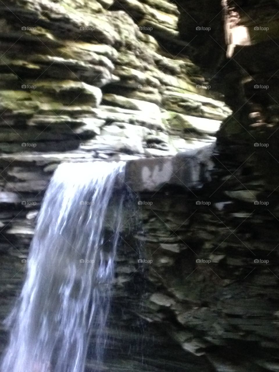 Waterfall, Water, River, Motion, Nature