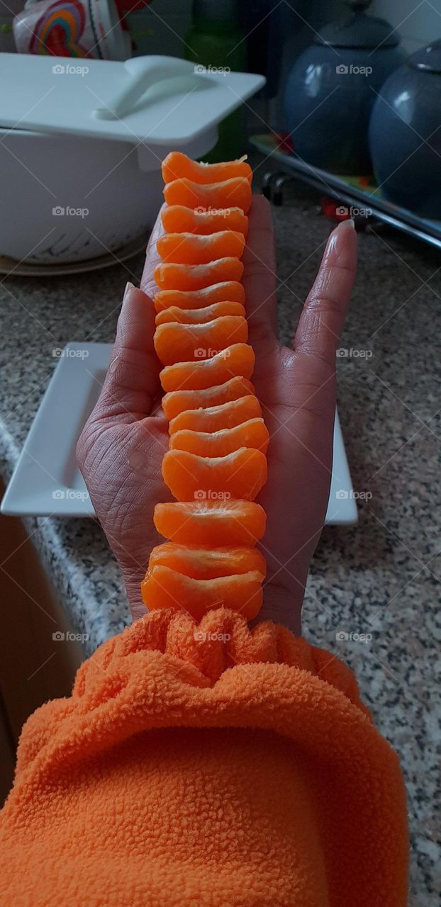 Peeled Clementine