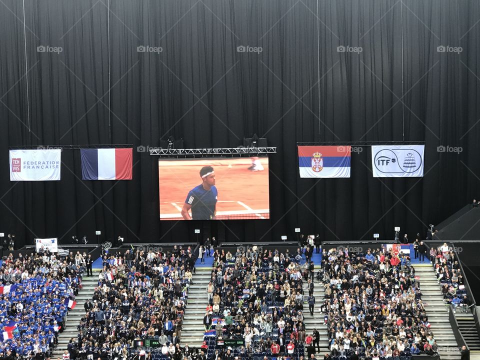 Tennis Championship Davis final at Lille France !