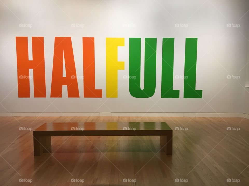 Half full or half empty??? We may never know the answer. Some are full like me. 