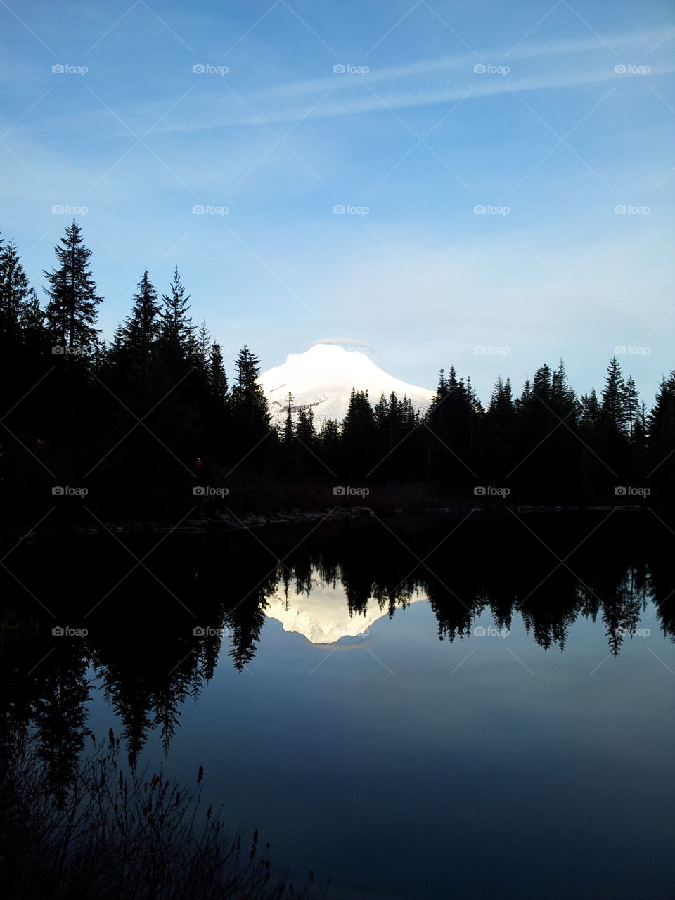 Mirror Lake. HIked up Mt. hood to discover this view of mirror pond.