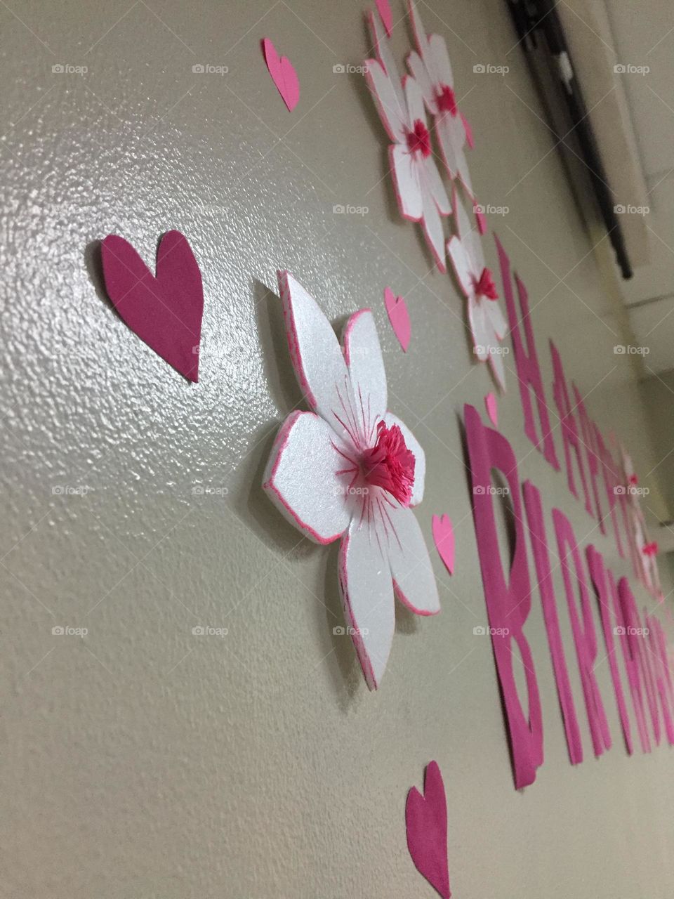 Flower design for birthday celebration