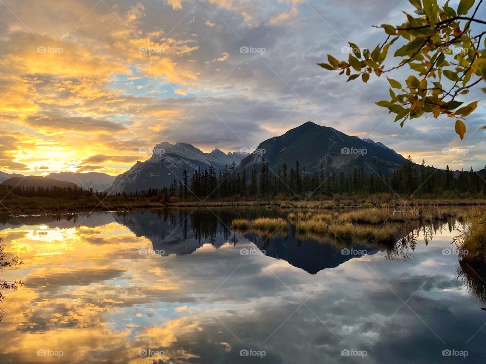 Mountain sunrise