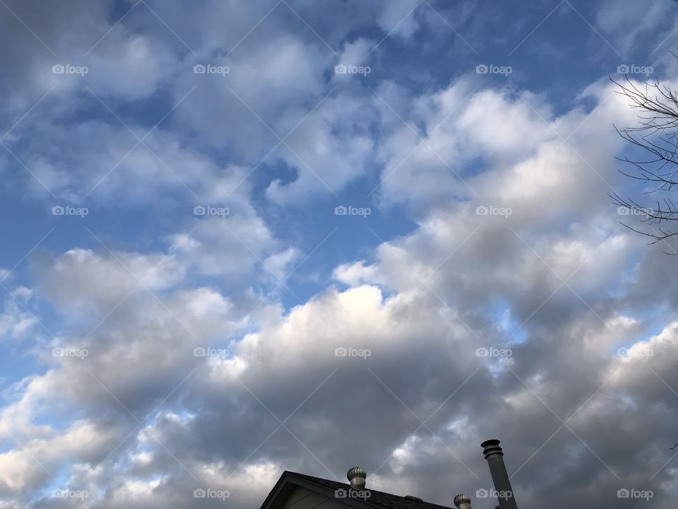 Cloud filled sky