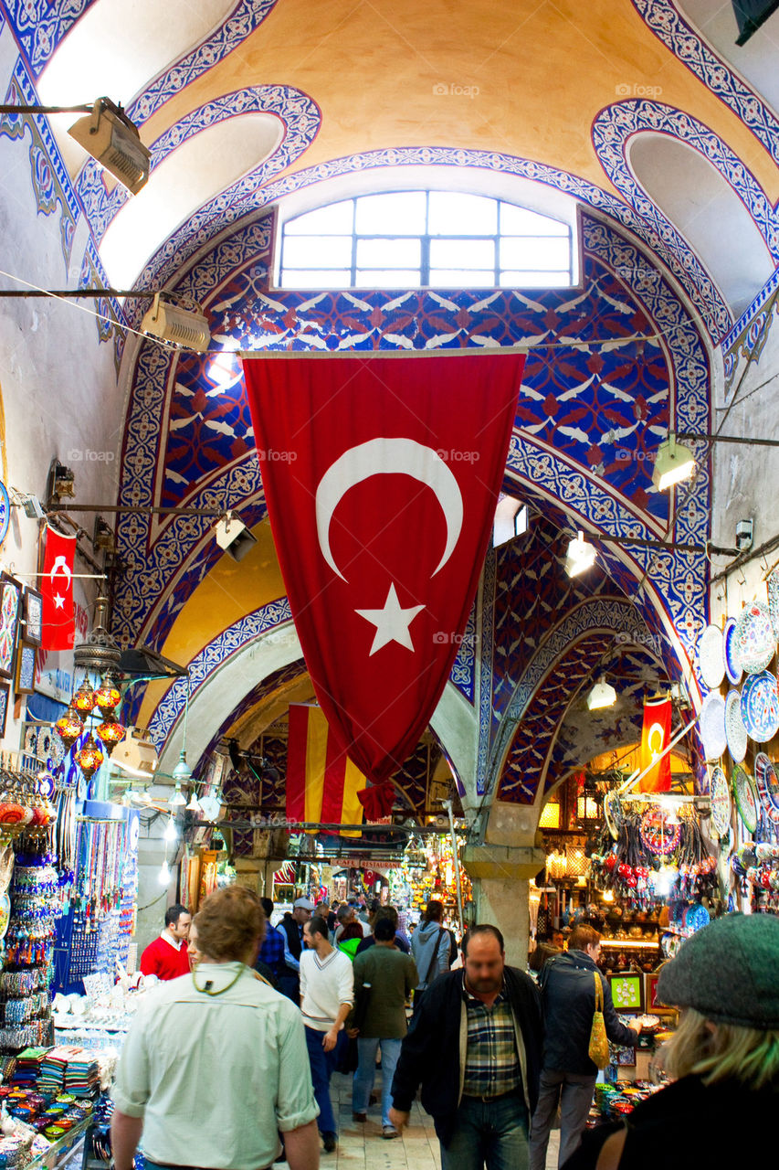 Grand bazaar in Istanbul 