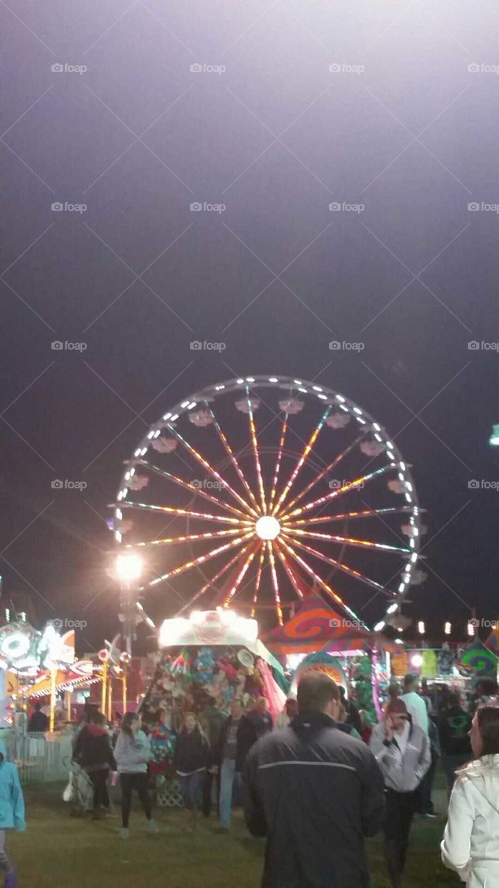 Festival, Carnival, Carousel, Ferris Wheel, Exhilaration