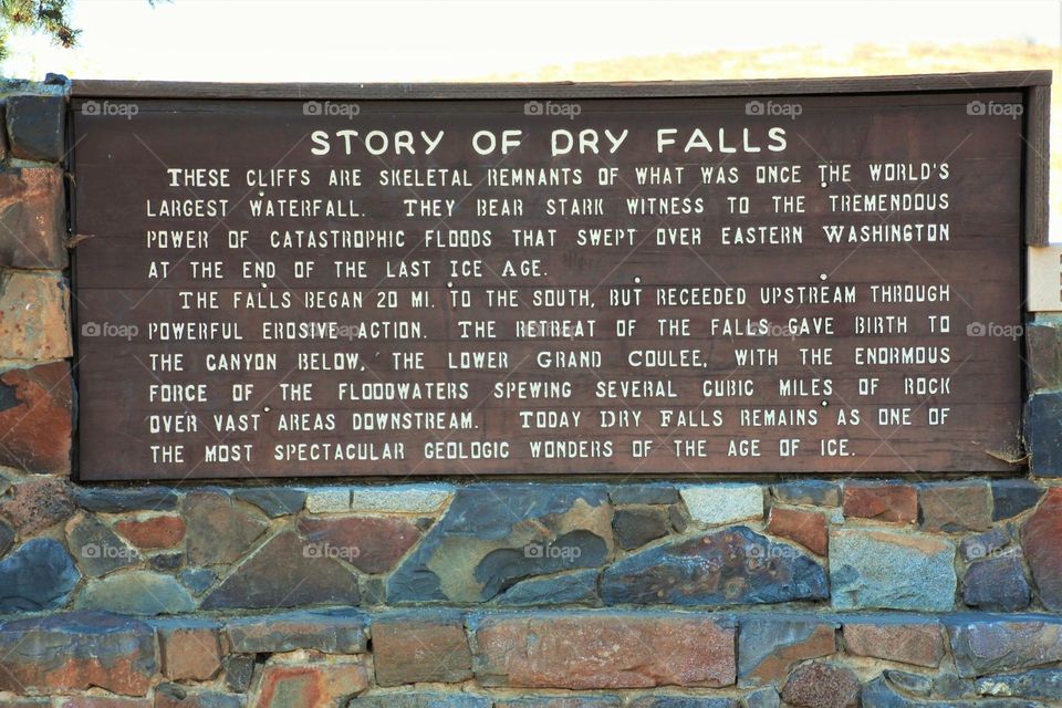 Story of Dry Falls