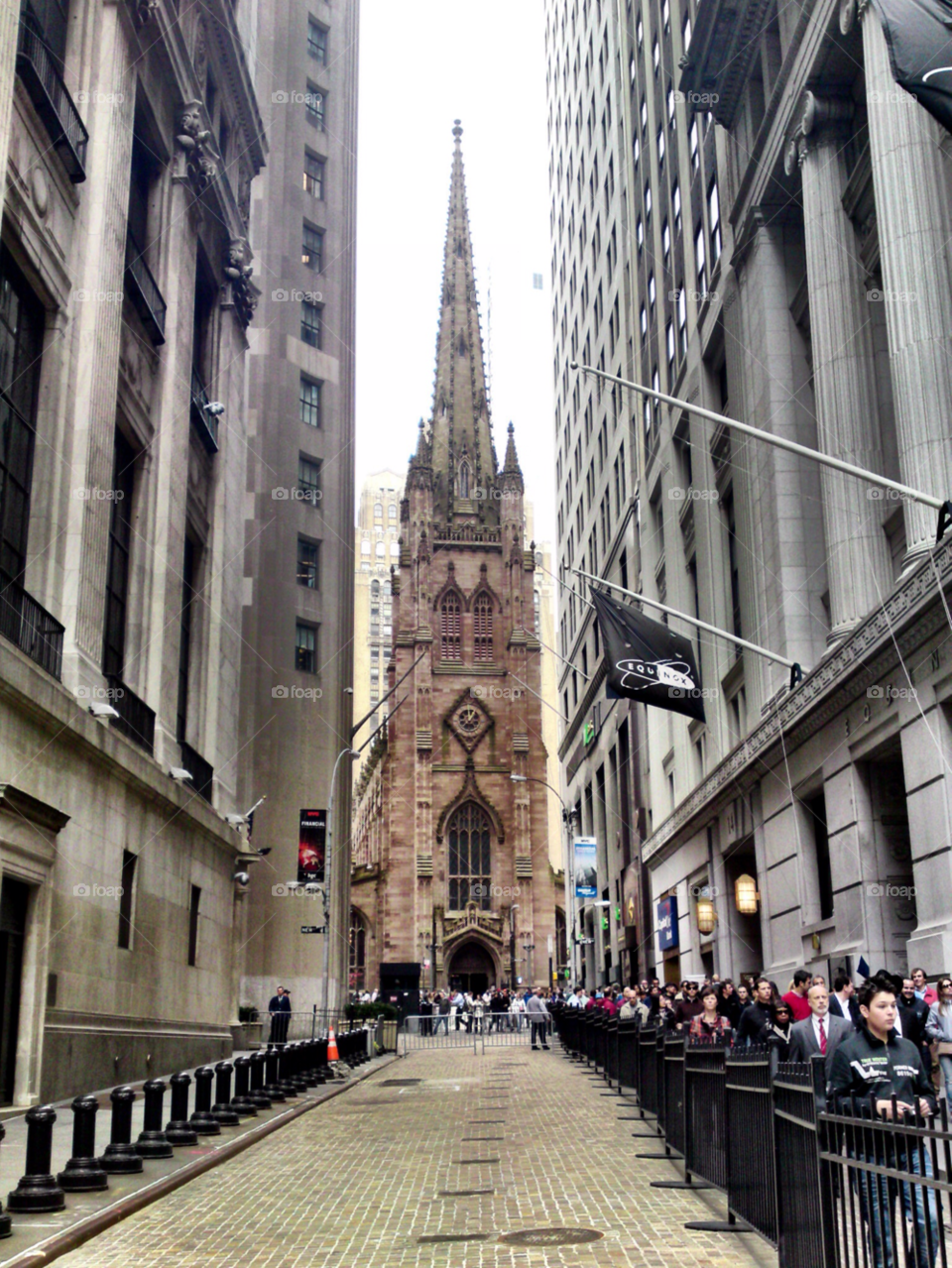 new york manhattan financial district wall street by bobmca1