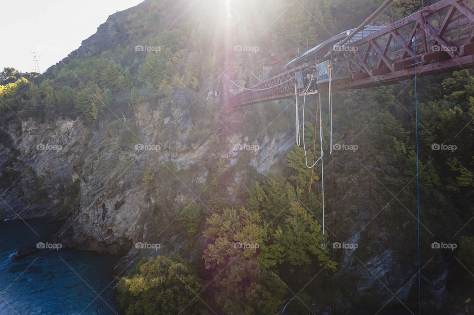 Kawarau bungee bridge in Queenstown, NZ