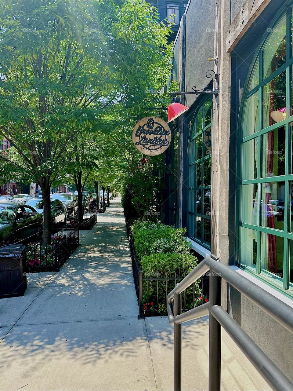 This is the “Brooklyn Lantern”, a restaurant on the first floor of the “BOX HOUSE HOTEL” on “Box Street” in “Greenpoint”, Bklyn at “Newtown Creek” by the “Pulaski Bridge”. 2024. Hypnotic Productions