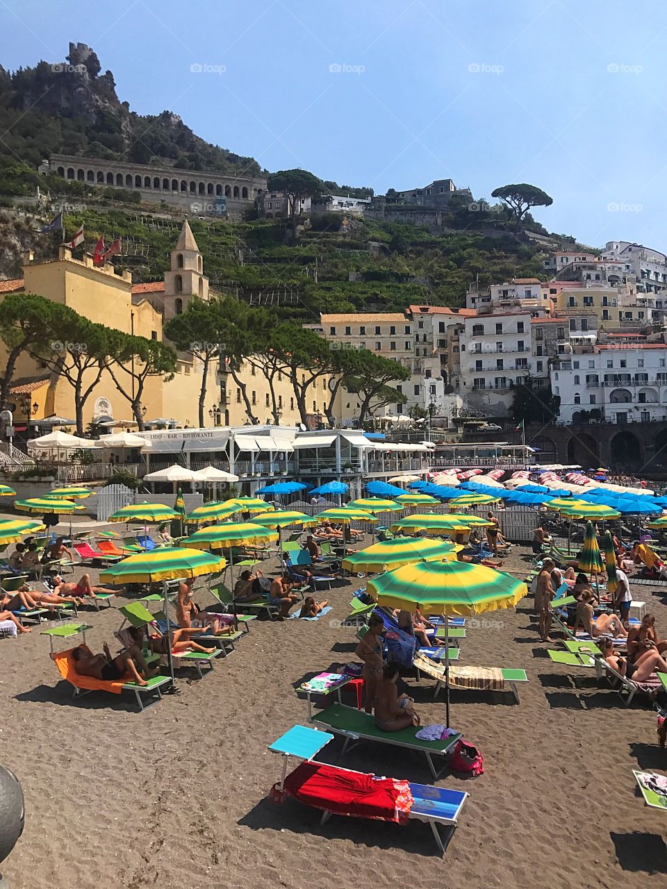 Amalfi Coast sunbathing